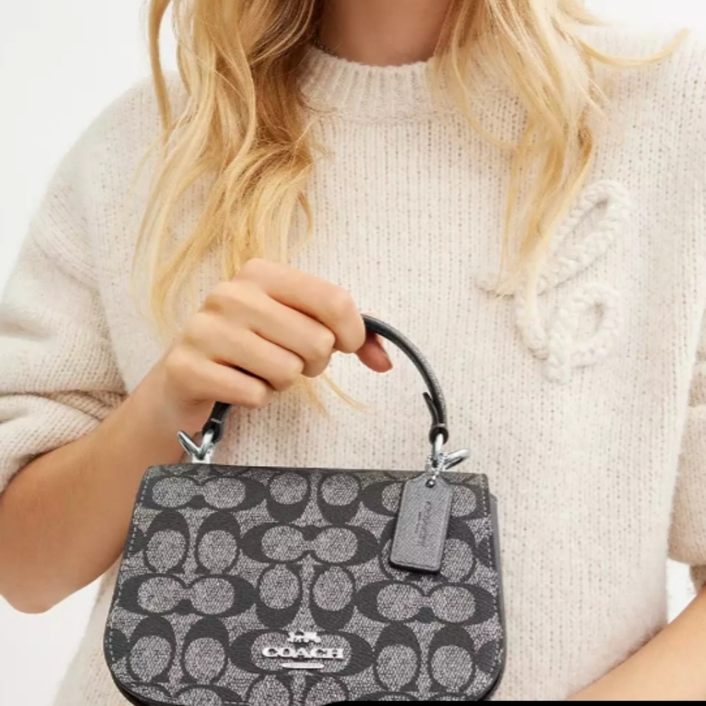 Coach Lysa top handle signature Crossbody - Picture 2 of 6